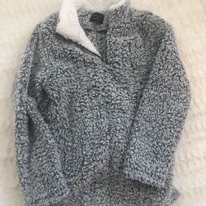 Super soft half-zip pullover